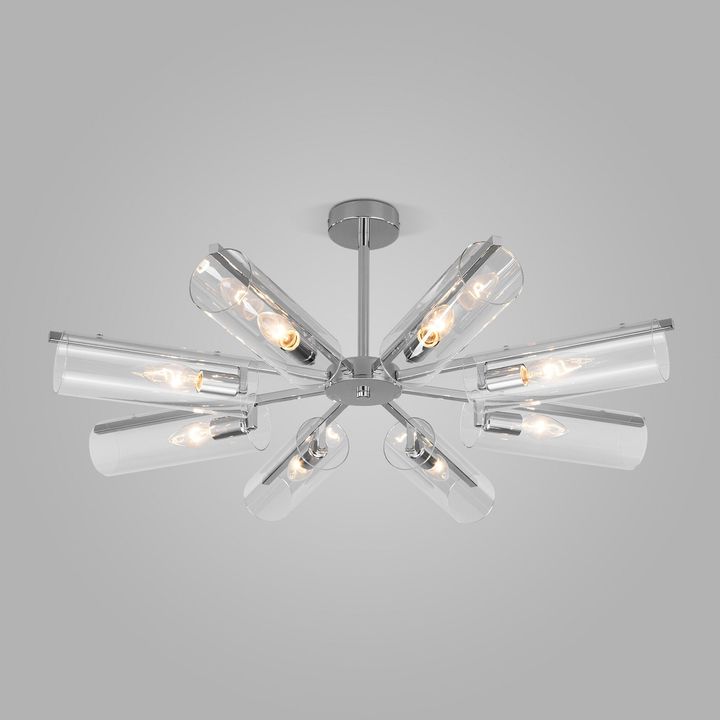 Потолочная люстра Eurosvet Trompeta 70144/8 хром