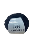 Пряжа от Lang Кашемир премиум 100% кашемир 25 г- 115 м цв 4 (черный)