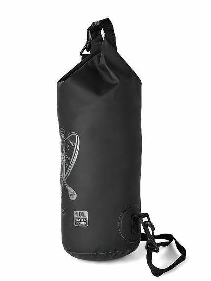 Гермо-мешок-рюкзак Sargan Скелетон - Сап/Престиж 1 лямка 10 л черный