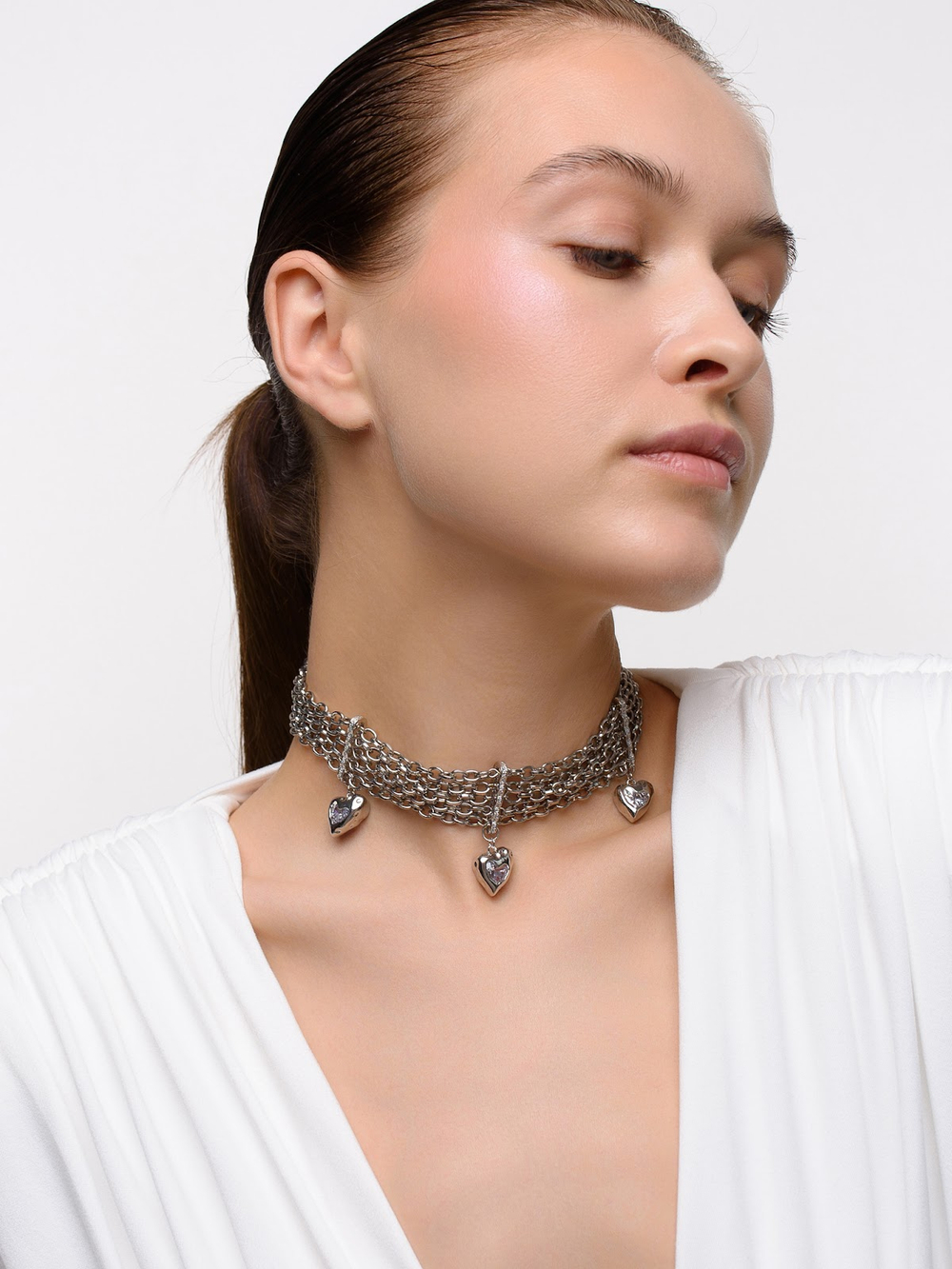 Колье "Ice Heart" Silver
