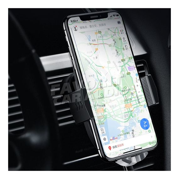 Держатель Usams US-CD72 воздуховод бесп. QI зарядка Уценка