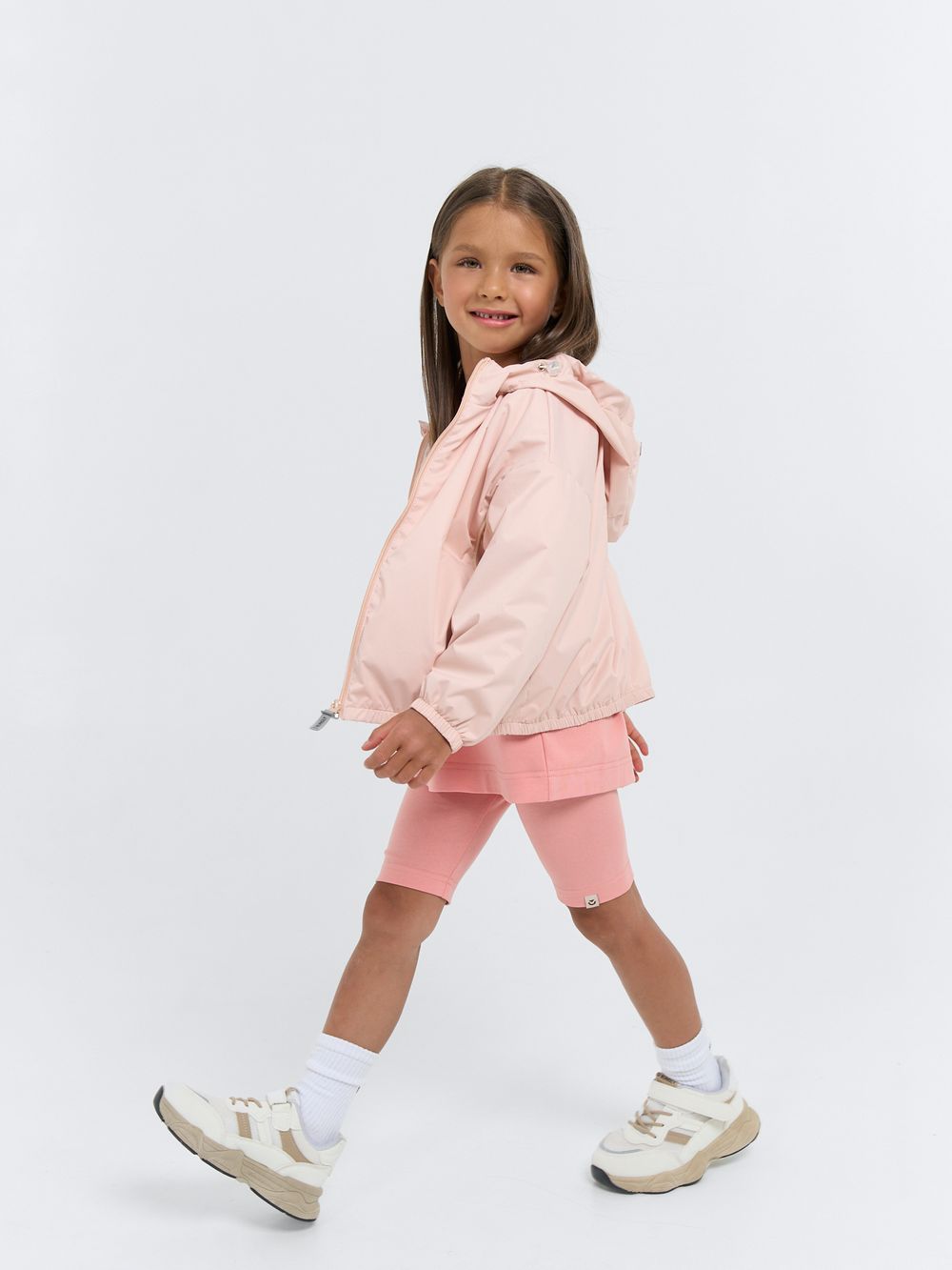 Ветровка на сетчатой подкладке "Персик"