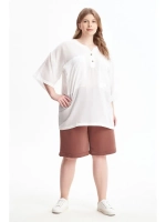 Блузка хлопковая оверсайз