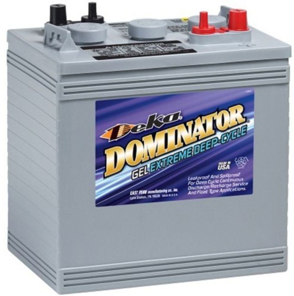 Аккумулятор тяговый Deka Dominator 8GGC2 6В GEL 189а/ч, необслуживаемый