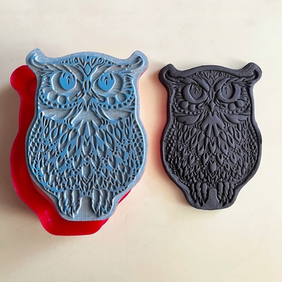 Штамп с вырубкой «Сова»