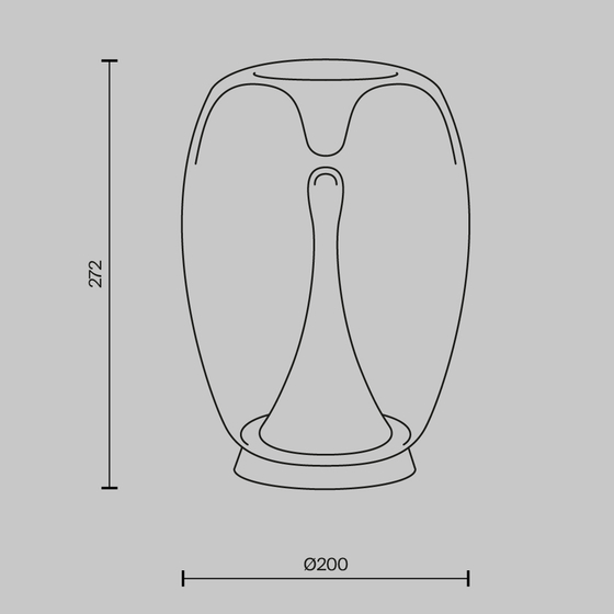 Настольная лампа светодиодная Maytoni Splash MOD282TL-L15G3K1