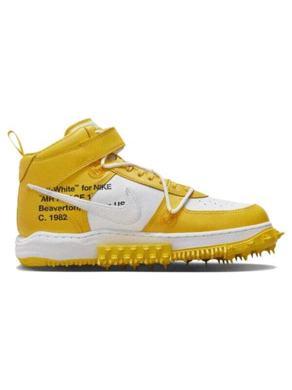 Nike Air Force 1 Mid Sp Off White Varsity Maize