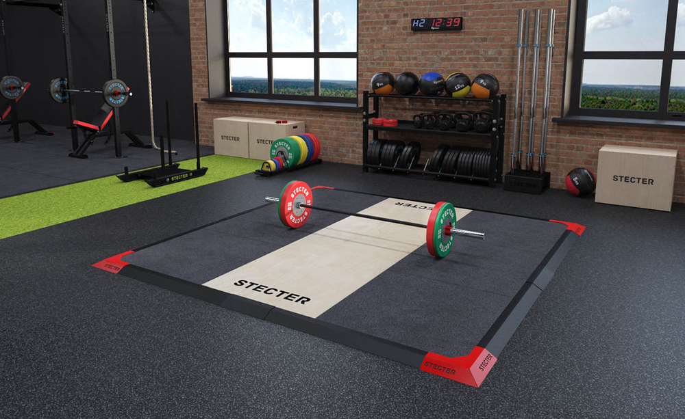 Помост тяжелоатлетический 2.0 (3х3 метра)