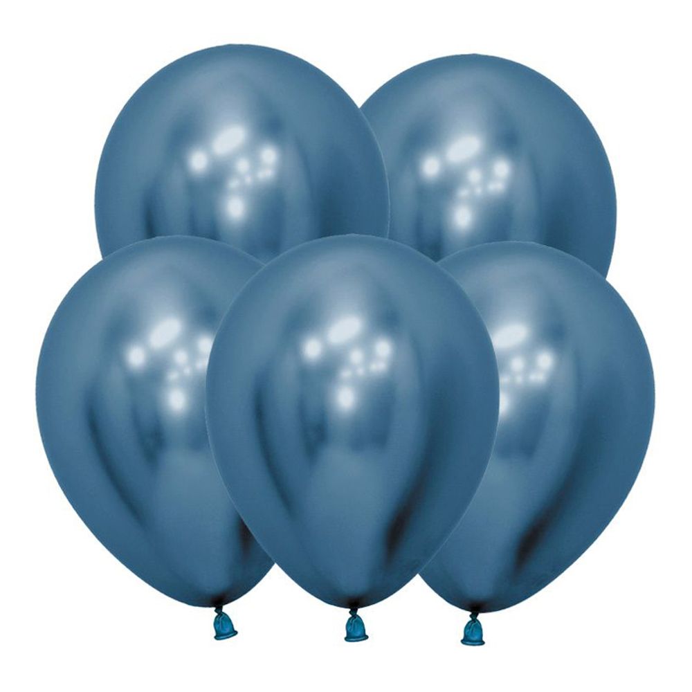 S 12&quot; Зеркальные Рефлекс Синий / Reflex Blue / 50 шт.