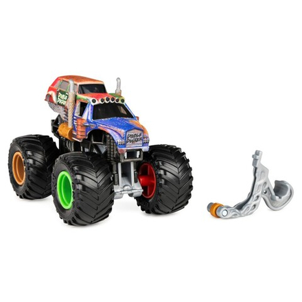 Spin Master Monster Jam — двухэтажный супервнедорожный грузовик в масштабе 1:64 + перекладина на колесиках 20130582 / артикул   58701 6044941 20130582  / GTIN 778988553480