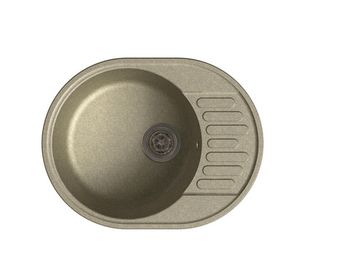 GranFest QUARZ (ECO-58) Мойка чаша+кр 620*480  (песок) арт.GF-Z--