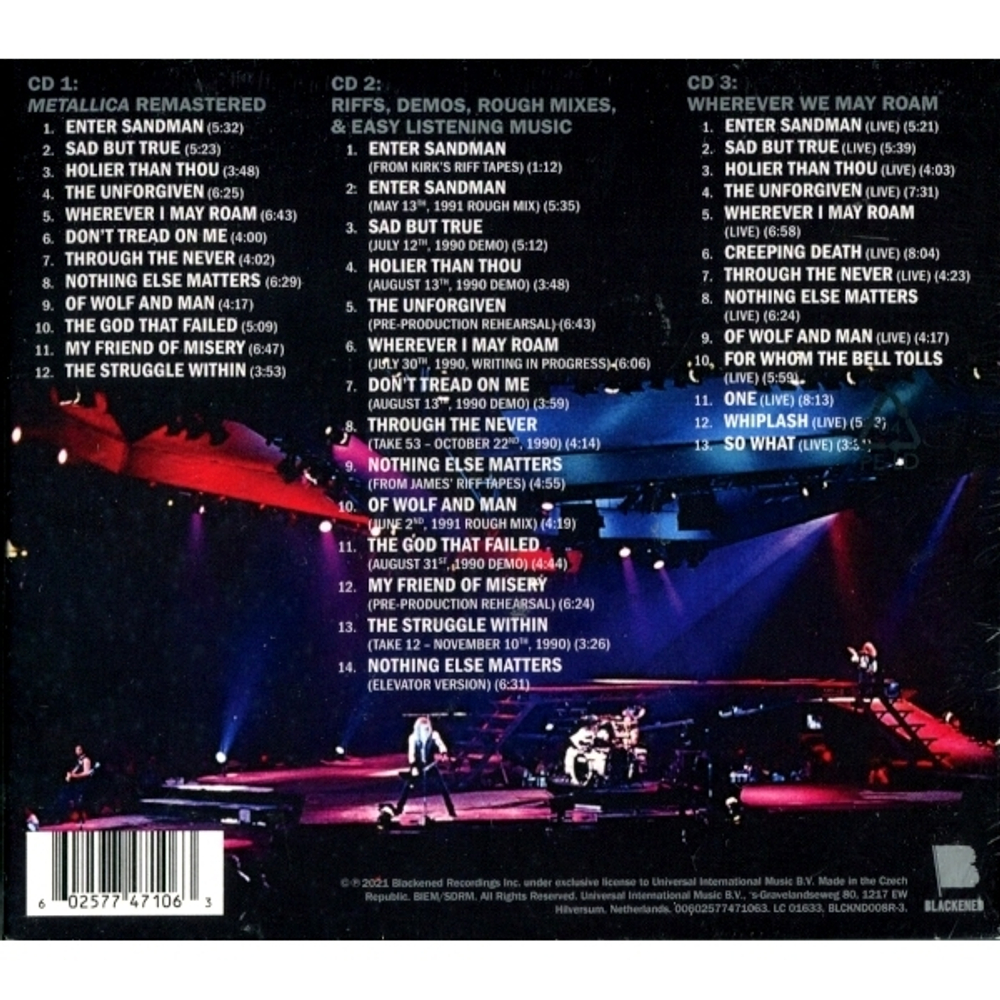 Metallica / Metallica (30th Anniversary Expanded Edition)(3CD)