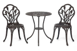 Комплект Secret De Maison Waltz of flowers (стол +2 стула) бронза