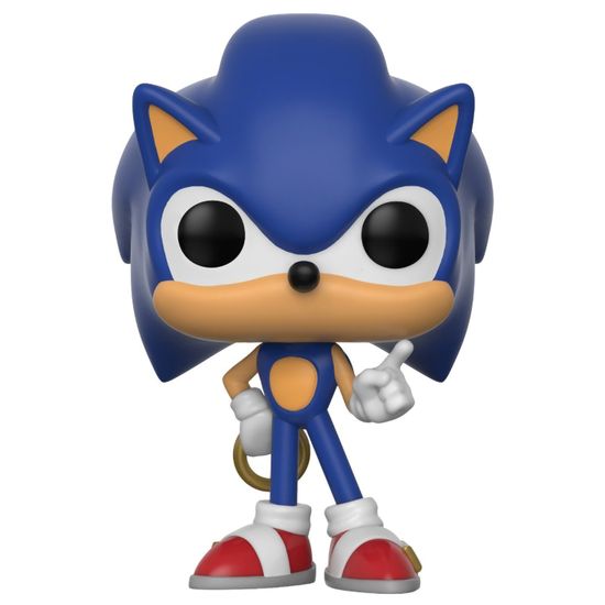 Фигурка Funko POP! Games Sonic the Hedgehog Sonic with Ring (283) 20146 / Фигурка Фанко ПОП! по мотивам игр "Соник", Соник с кольцом. Товар уцененный