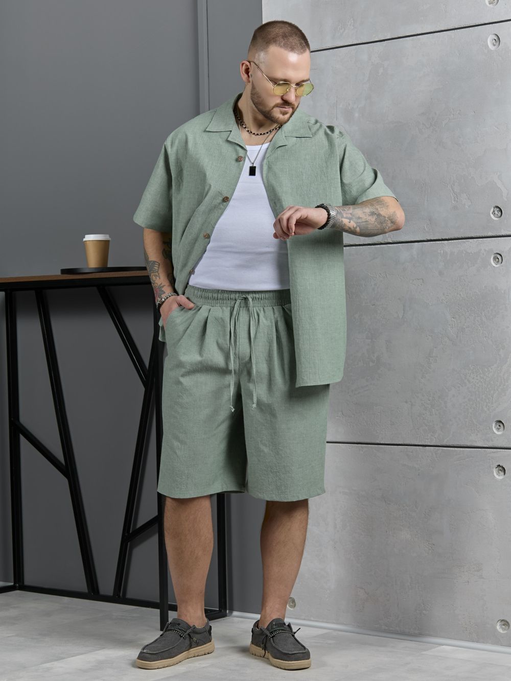 Костюм мужской Аристократ-2 Виотекс ХВОЙНЫЙ МЕЛАНЖ