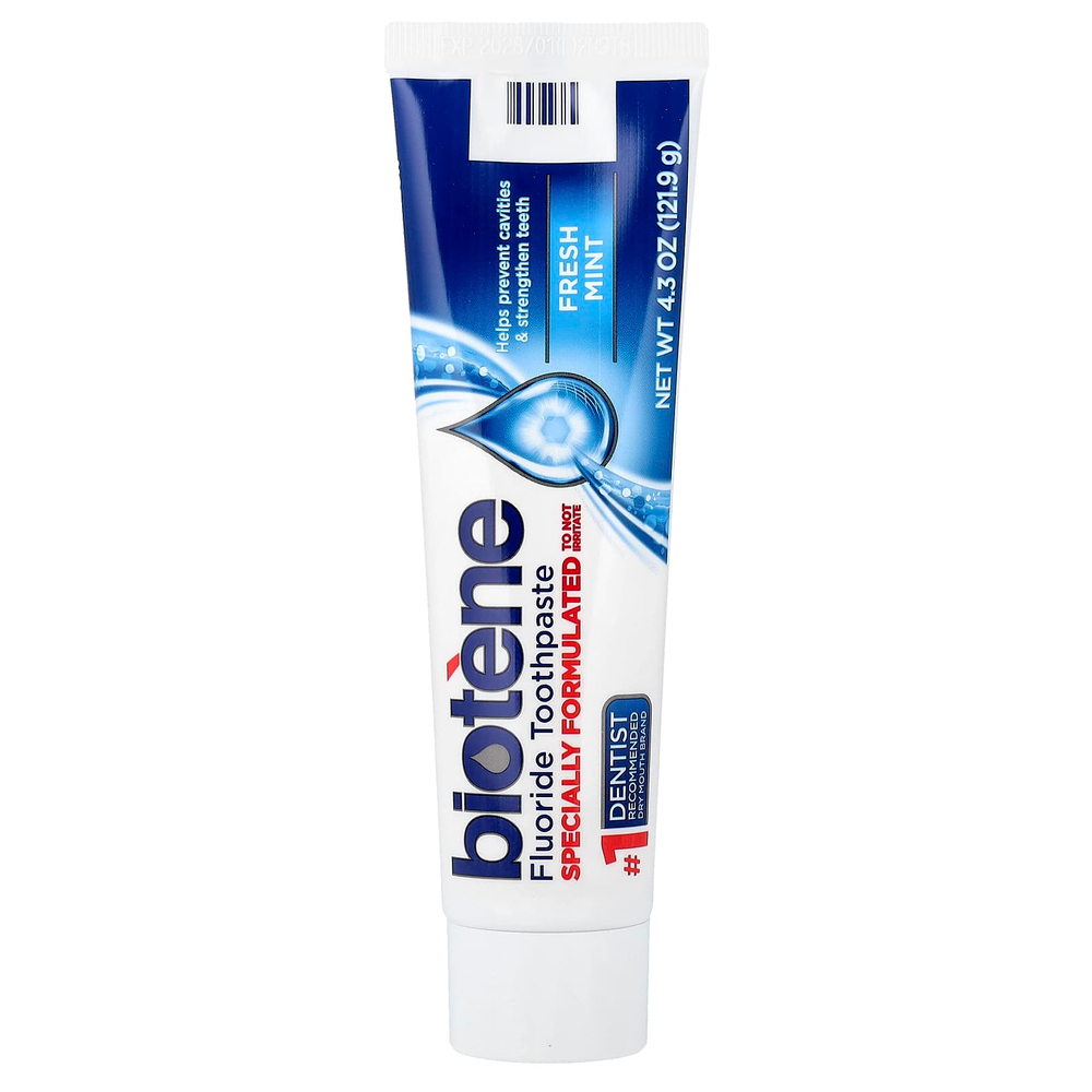 Biotene Dental Products, зубная паста с фторидом, свежая мята, 121,9 г (4,3 унции)