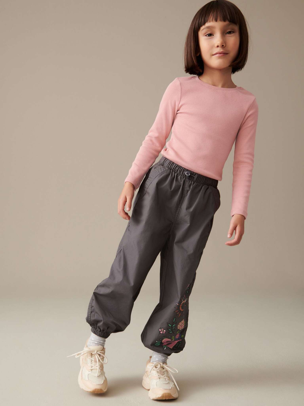 Лонгслив для девочки Next 203-797, Розовый