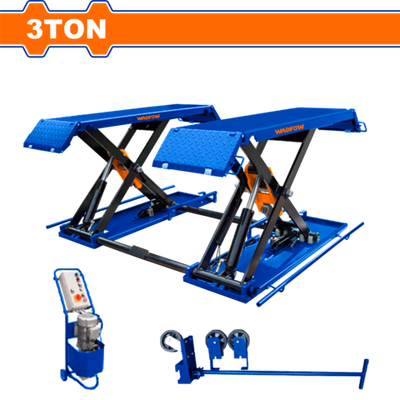 Передвижной ножничный подъемник средней высоты