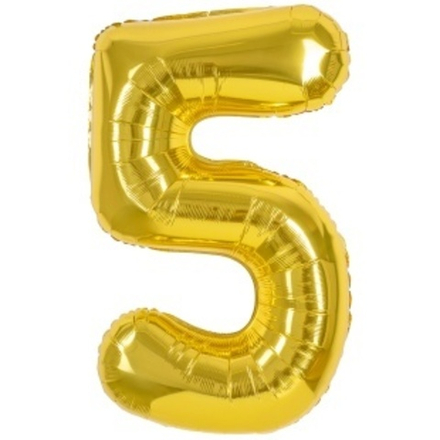 К Цифра 5 Золото 40''/102 см.