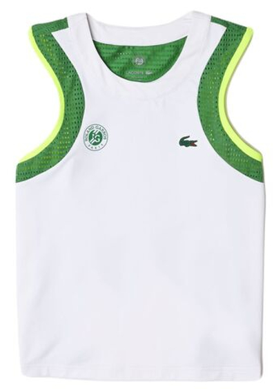 Женский топ теннисный Lacoste Sport Roland Garros T-shirt - white