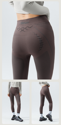 Легинсы Nothomme BLUE Seamless Knit Sports Base Layer Tights