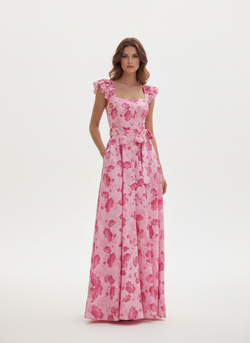 Платье 7.2.66 х К СЕБЕ НЕЖНО "Внутренний свет", розовый (L/XL / Розовый)