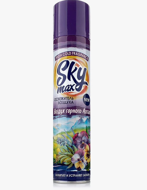 Sky Max Освежитель воздуха Fresh Cold Воздух горного Алтая 300мл
