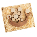 Деревянный балансир Дельфин Леснушки