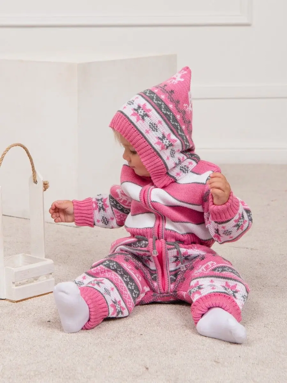 Комбинезон вязаный "Скандинавия"