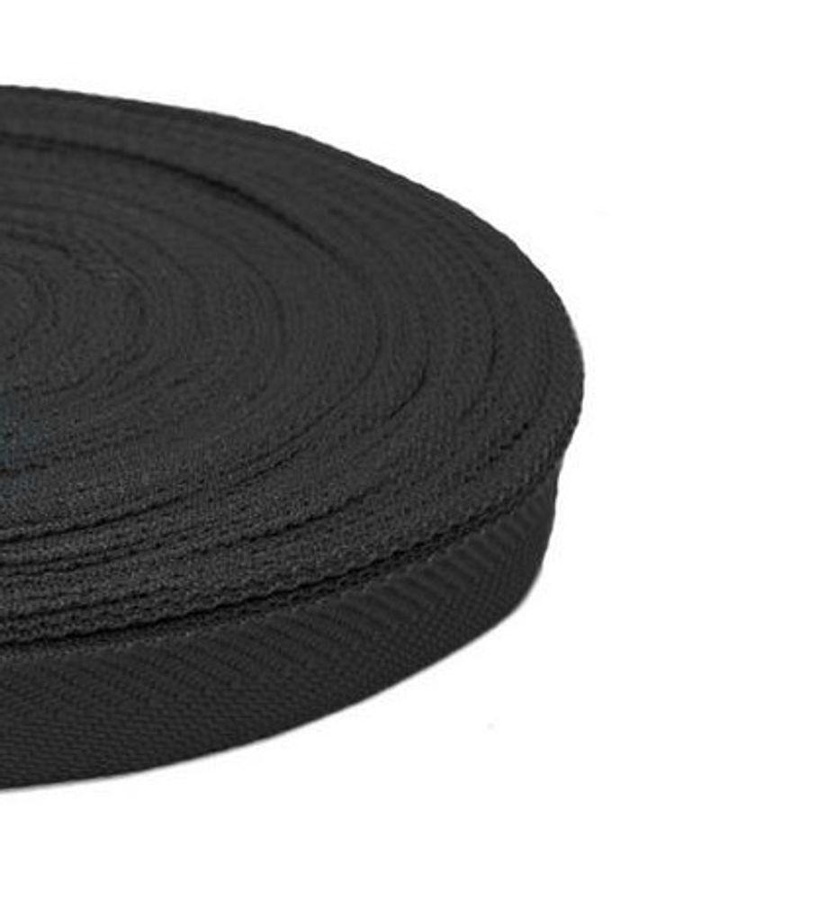 Тесьма окантовочная ёлочка, ш. 2,2 см, 7,5 гр/м, чёрный