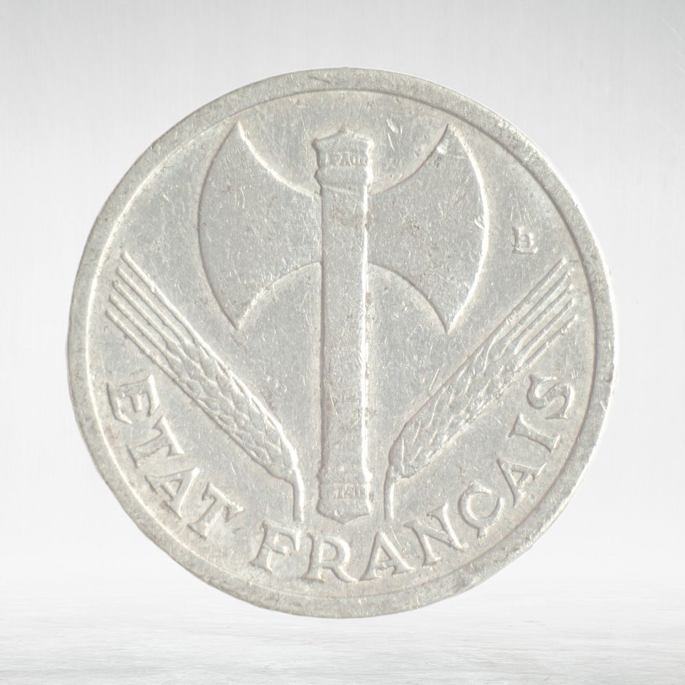 France, 1 Franc 1943 - Vichy French State, VF