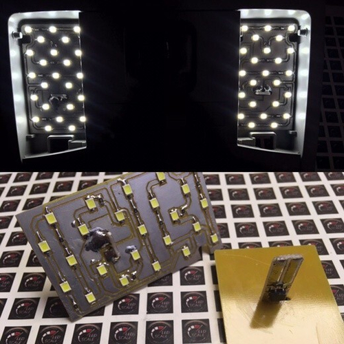 Светодиодная плата в плафон водительский RAV4