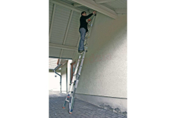 TELEVARIO Шарнирная телескопическая стремянка, 4х5 перекладины (129987)