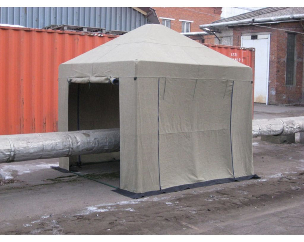 Палатка сварщика Митек 3x3 м (брезент)