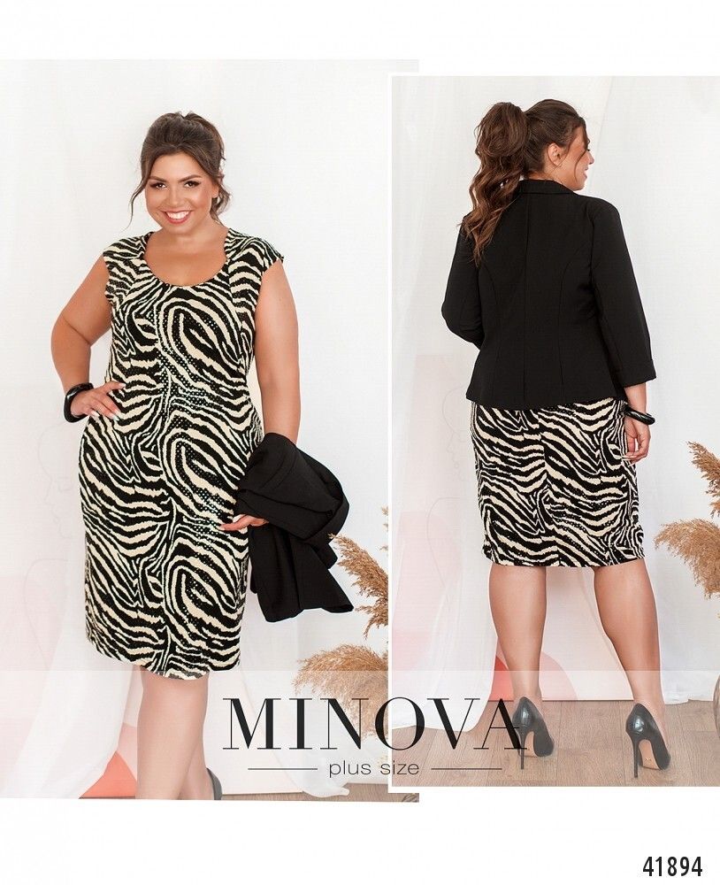 Платье 10-00-черный Minova