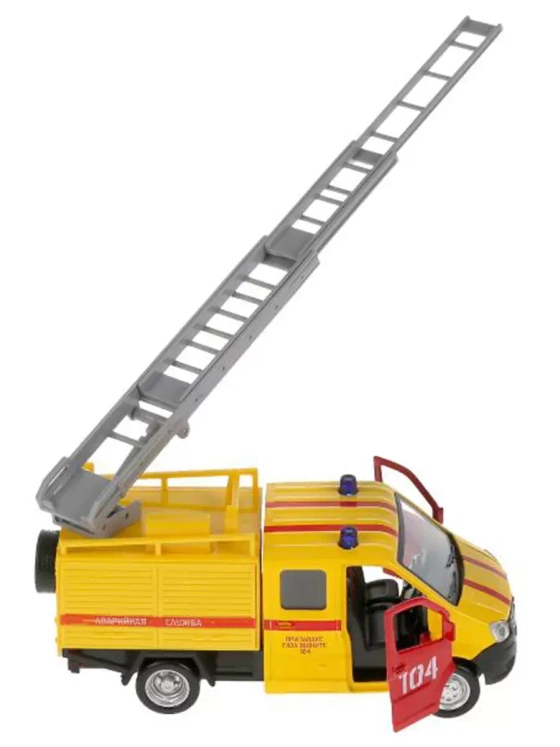 Игрушечный транспорт ГАЗель Аварийная служба звук свет 12 см