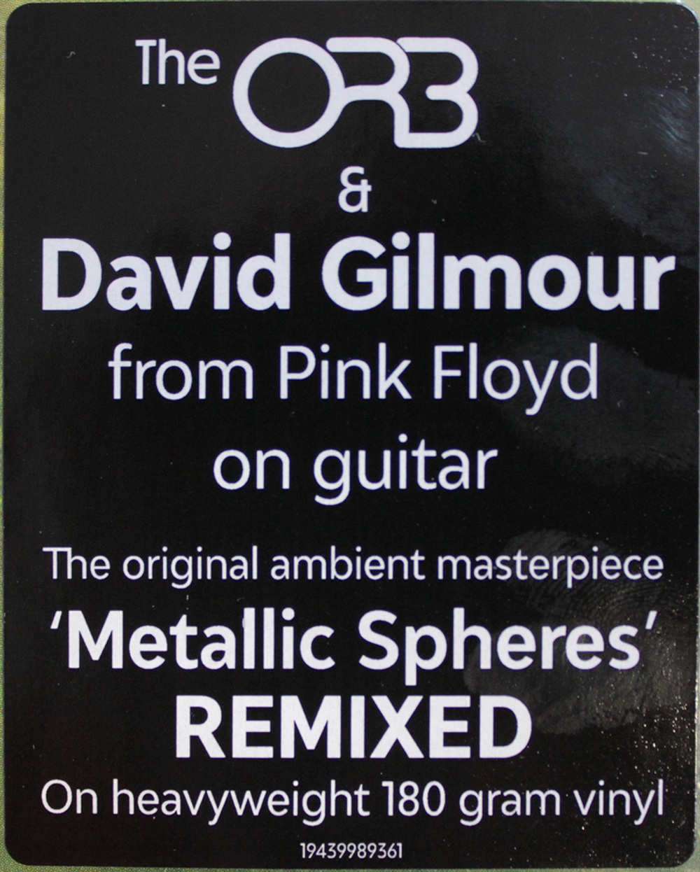 The Orb And David Gilmour / Metallic Spheres In Colour (LP)