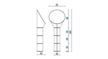 DesignHeure L187gccb —  Lampadaire 182 Grand Cargo