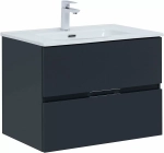 Тумба с раковиной Aquanet Алвита New 303908 70 антрацит