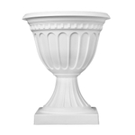 Вазон Олимпия 18л на высокой ножке, белый