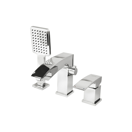 Смеситель для акриловой ванны 35к G1107 GAPPO (3 отв.) ХРОМ