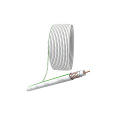 ЭРА Кабель коаксиальный SAT 703 B, 75 Ом, Cu/(оплётка Cu 75%), PVC, цвет белый, бухта 100 м | 