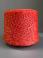 Пряжа Mongolia Cashmere 26/2 (100% кашемир) 1300 м/100 гр, ярко-оранжевый меланж