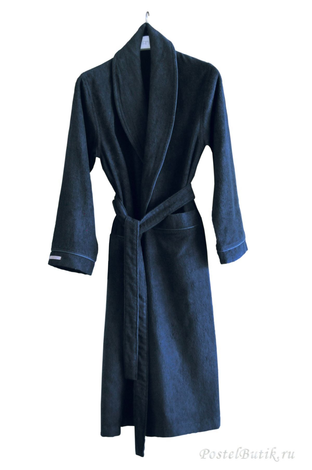 Элитный халат кашемировый Qashmare синий от Hamam