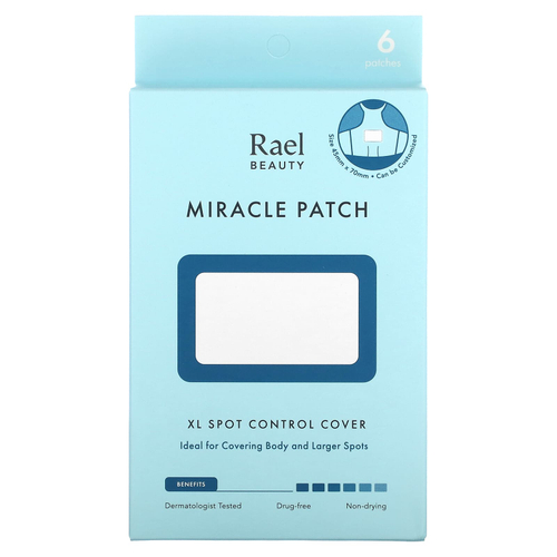Rael, Beauty, Miracle Patch, покрытие для борьбы с пятнами, XL, 6 патчей