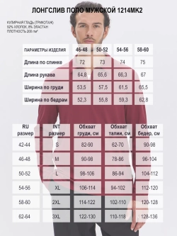 Повседневный базовый лонгслив поло