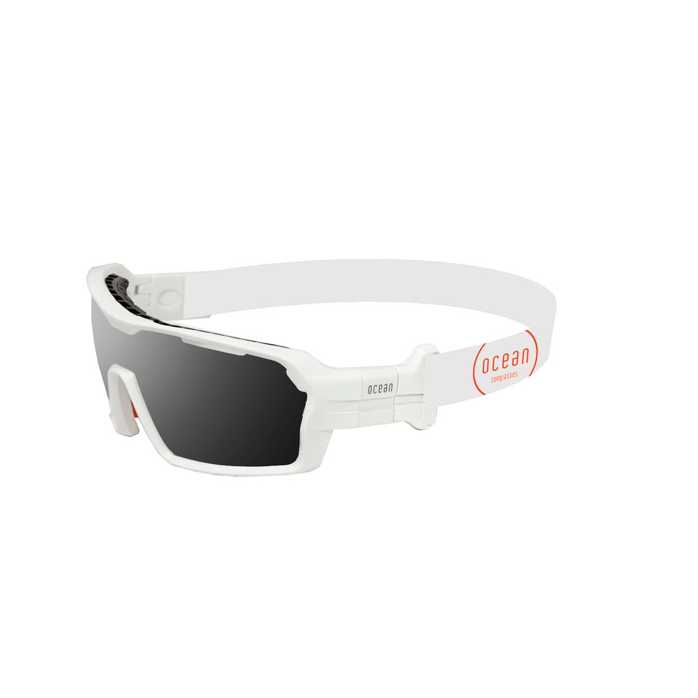 Спортивные очки с диоптриями OCEAN Chameleon Matt White / Grey Polarized lenses