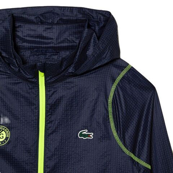 Мужская теннисная кофта Lacoste SPORT Roland Garros Edition After-Match Jacket - небесный