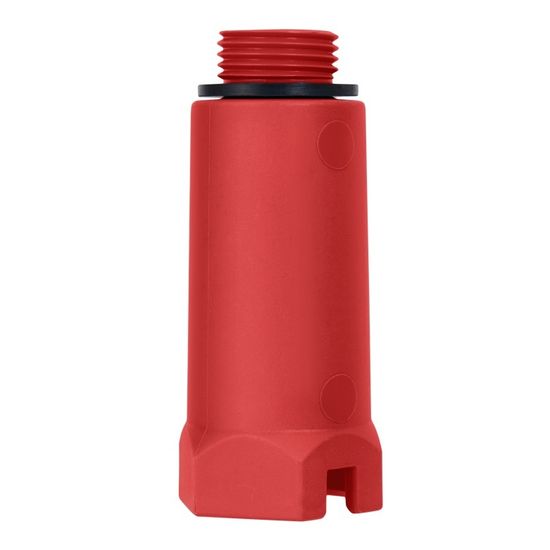 Заглушка установочная Hoobs 1/2" красная с прокладкой EPDM (HB-RPEZK-000012)