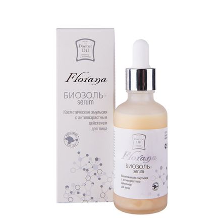 Florana Эмульсия для лица "Биозоль-serum" с антивозрастным действием